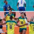 Brasil garante medalha no vôlei masculino com vitória sobre a Colômbia na semifinal do Pan-Americano