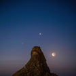 Destaque da NASA: Júpiter, Vênus e Lua brilham na foto astronômica do dia