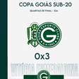 Copa Goiás Sub-20: Verdão goleia Itaberaí fora de casa e está com um pé nas semifinais; assista aos melhores momentos