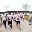 Elenco do Bragantino visita obras do centro de treinamento que utilizará a partir de 2024