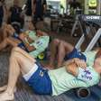 Seleção Brasileira Sub-17 faz treino físico e regenerativo visando duelo diante da Argentina, pela Copa do Mundo