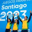 Brasil conquista 28 medalhas nesta terça e amplia vantagem na liderança do Parapan; confira o quadro