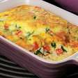 Omelete de forno com couve para uma refeição prática