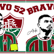Organizada do Fluminense prepara bandeiras para jogadores campeões da Libertadores