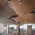 Sustentabilidade: showroom é criado com construção à seco e painéis de MDF