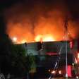 Incêndio de grandes proporções destrói supermercado em Abadia de Goiás; vídeo