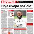 Jornal carioca cai nas mãos do time do Atlético: 'Vapo no Galo'