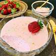 Mousse de morango: com a fruta, de liquidificador, sem ovo