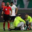 Com suspeita de fratura, Rony é encaminhado para hospital após lesão em Palmeiras x América-MG
