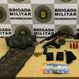 RS: Homem é detido com armas e roupas do Exército e Brigada Militar