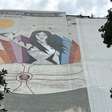 Mural de Rita Wainer, na Consolação, está sendo apagado