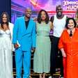 Thiaguinho e Gloria Groove se apresentam no 'Domingão com Huck'