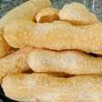 Biscoito de polvilho frito que não estoura que fica sequinho e delicioso