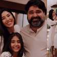 Fabiano e a esposa descobrem sexo do bebê em Chá Revelação: 'Alegria'