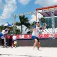 Forte chuva faz com que decisão da Copa do Mundo de Beach Tennis termine empatada