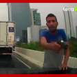 Câmera em veículo registra assalto em viaduto no Recife (PE)