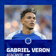 Cruzeiro anuncia a contratação por empréstimo de Gabriel Veron, ex-Palmeiras