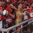 Carnaval: após faltar em ensaio da Mancha, Viviane Araújo comanda bateria do Salgueiro