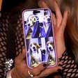 Natty Hills mostra a tela de bloqueio do celular de famosos no Carnaval