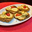 Bruschetta low carb: com pão de frigideira, lanche saudável