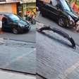 GCM de folga destrói carro de vigia após acidente de trânsito na Grande SP
