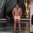 Veja o que a TV não mostrou: como equipe vestiu o peladão do Oscar