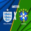 Inglaterra x Brasil: onde assistir, arbitragem e escalações