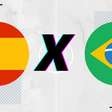 Espanha x Brasil: prováveis escalações, onde assistir, retrospecto e palpites