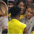 É muito amor! Endrick beija aliança e namorada em comemoração de gol pela Seleção