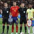 Presidente do Real Madrid encontra Endrick, Vini Jr e pede camisa de Rodrygo em jogo da Seleção Brasileira