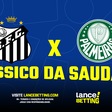 Com apenas R$50, você fatura R$170 se Santos x Palmeiras empatarem na decisão do Paulistão