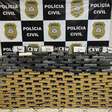 Maior apreensão da história da Polícia Civil Gaúcha encontra 182 kg de drogas em carga de arroz