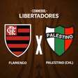 Flamengo x Palestino: onde assistir, escalações e arbitragem