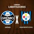 Grêmio x Huachipato, AO VIVO, com a Voz do Esporte, às 17h30