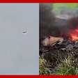 Suspeitos ateiam fogo em aeronave interceptada pela FAB no MS