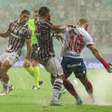 Debaixo de chuva, Bahia vence o Fluminense de virada na Fonte Nova