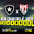 Brasileirão: aposte R$200 e ganhe R$394 se o duelo Botafogo x Atlético-GO tiver dois gols ou mais!