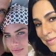 Bruno Gagliasso e Giovanna Ewbank deixam climão de lado e reagem ao nascimento da filha de Fernanda Paes Leme