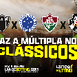 É gol! Aposte R$50 e ganhe R$200 se Atlético-MG, Cruzeiro, Fluminense e Vasco balançarem as redes