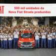 Strada atinge marca de 500 mil unidades produzidas no Brasil