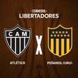 Atlético x Peñarol, AO VIVO, com a Voz do Esporte, às 19h30