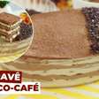 Pavê de chocolate com café uma sobremesa deliciosa para você servir no dia das mães