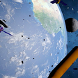 Satélite tira foto de foguete descartado na órbita da Terra