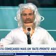 Jornalista se fantasia de Einstein para detonar trio do Flamengo: 'Futebol virou ciência'