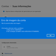 Bug do Windows 11 impede trocar a foto de perfil
