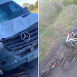 Van atropela grupo de 15 ciclistas em rodovia de Minas Gerais