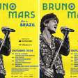 Bruno Mars anuncia quatro shows no Brasil. Vamos aos detalhes
