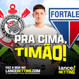 Pra seguir a batida! Com R$100, você leva R$203 se o Corinthians vencer o Fortaleza