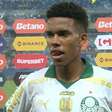 Estevão marca belo gol de pênalti em vitória do Palmeiras