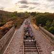 Passeio diferente: bicicleta acoplada ao trilho do trem em Marvão